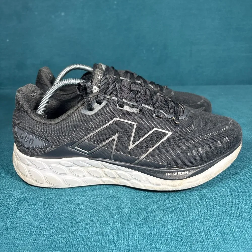 New Balance Fresh Foam 680 v8 Black Running Shoes Men’s Size 10.5 4E Extra Wide